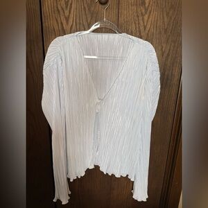 White tie front top